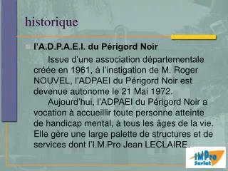 historique