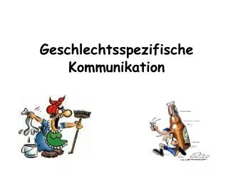 Geschlechtsspezifische Kommunikation