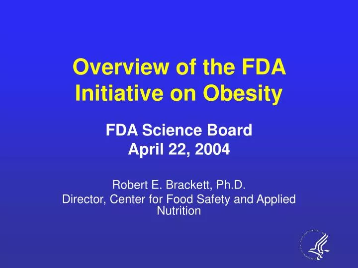 overview of the fda initiative on obesity