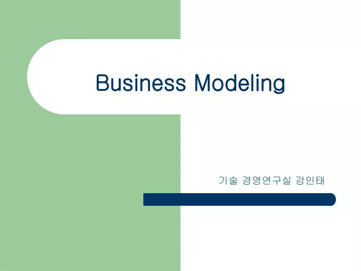 business modeling