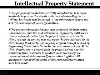 Intellectual Property Statement