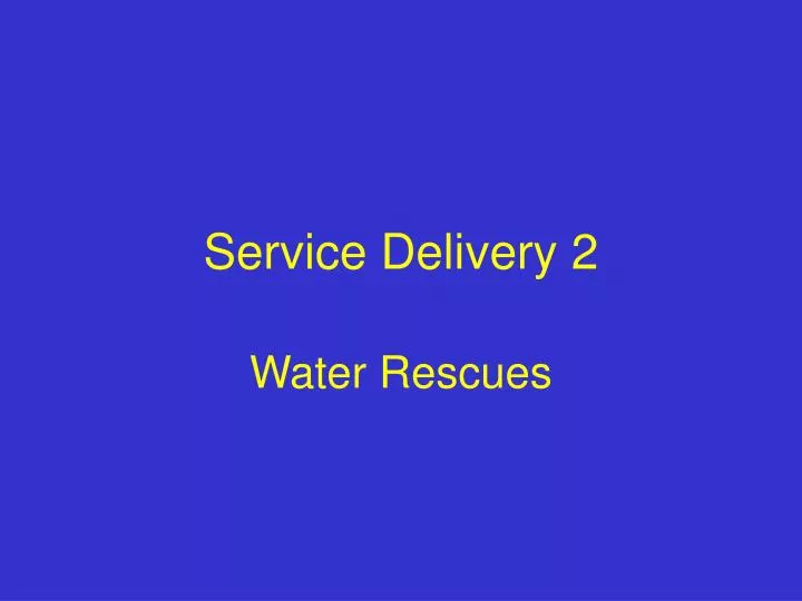 service delivery 2