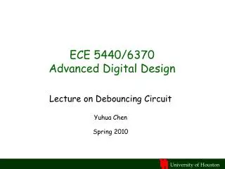 ECE 5440/6370 Advanced Digital Design