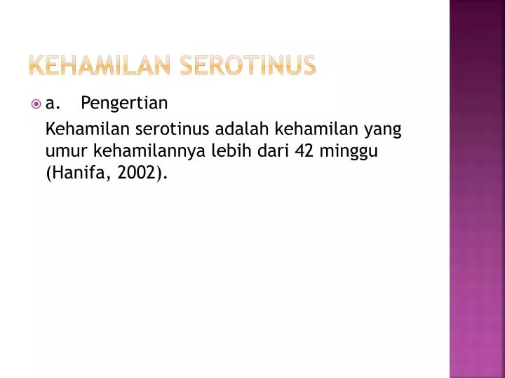 kehamilan serotinus