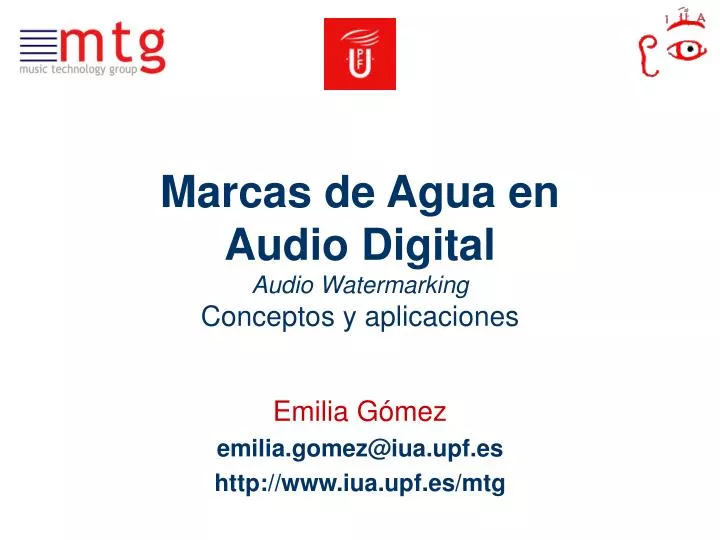 marcas de agua en audio digital audio watermarking conceptos y aplicaciones