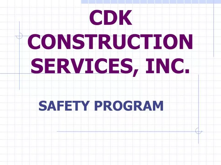 cdk construction services inc