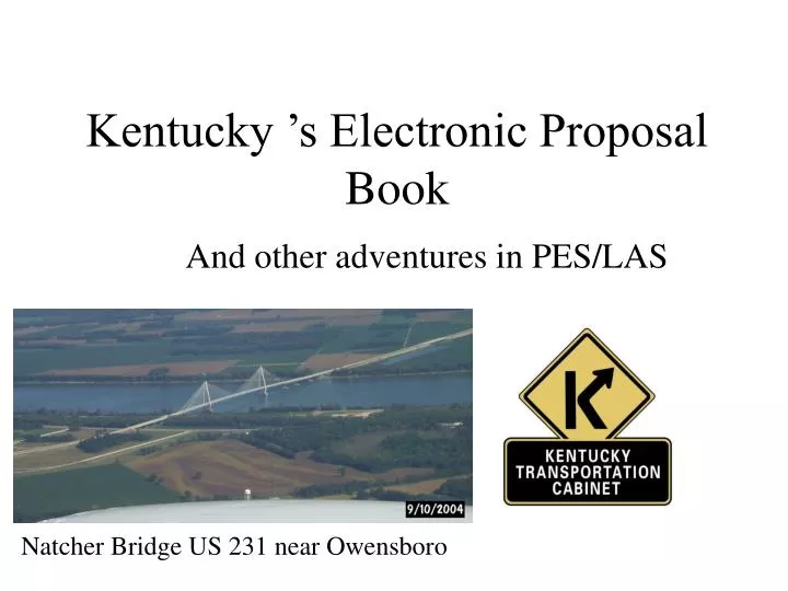 kentucky s electronic proposal book