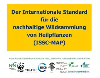 Der Internationale Standard für die nachhaltige Wildsammlung von Heilpflanzen (ISSC-MAP)