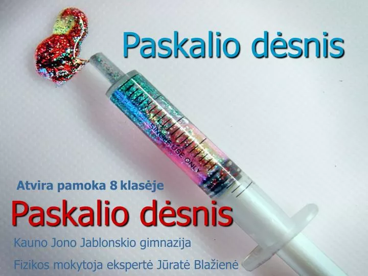 paskalio d snis