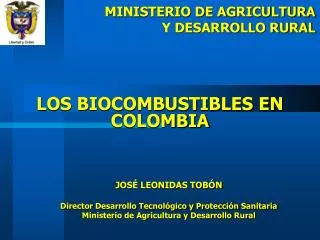 LOS BIOCOMBUSTIBLES EN COLOMBIA