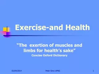 Exercise-and Health