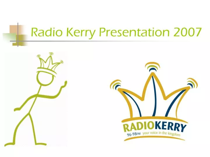 radio kerry presentation 2007