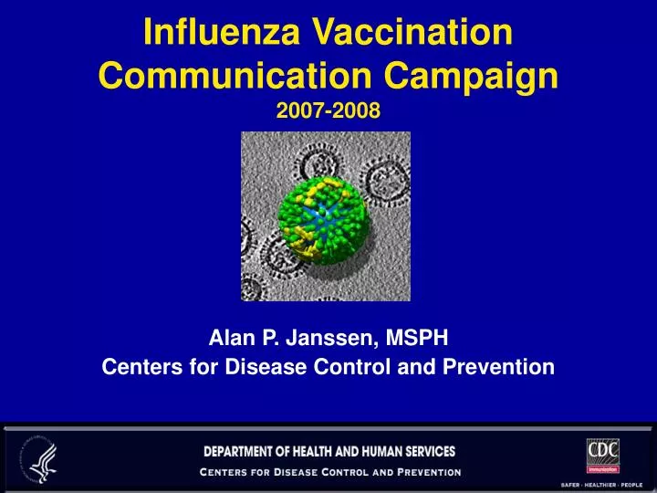 influenza vaccination communication campaign 2007 2008