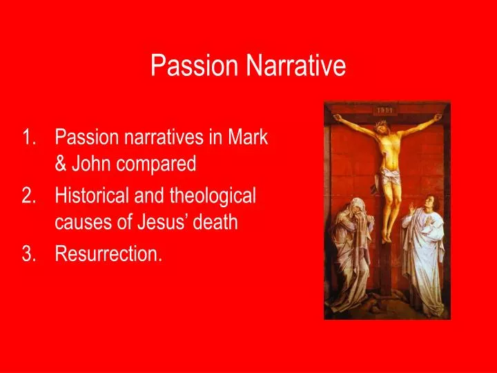passion narrative