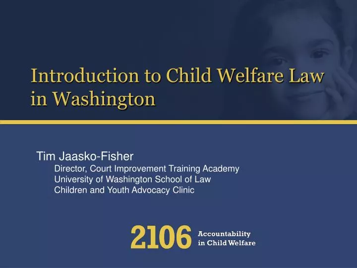 introduction to child welfare law in washington