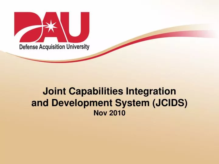 joint capabilities integration and development system jcids nov 2010