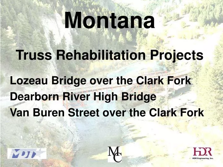 montana truss rehabilitation projects