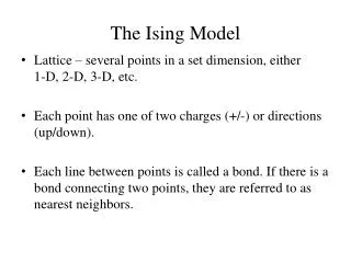 The Ising Model