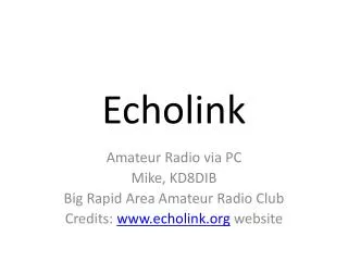 Echolink