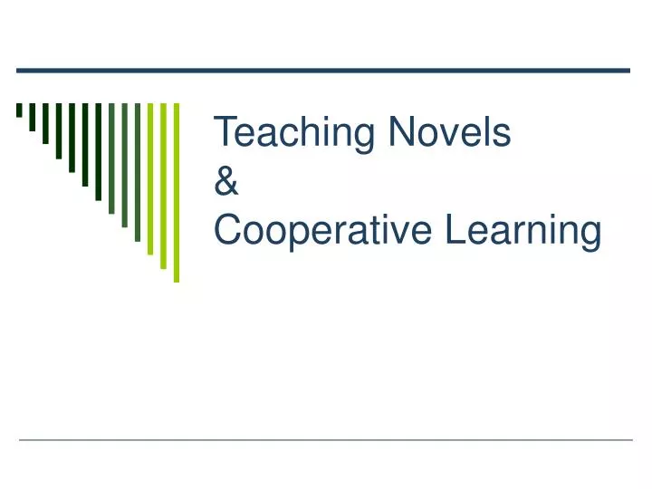 teaching novels cooperative learning