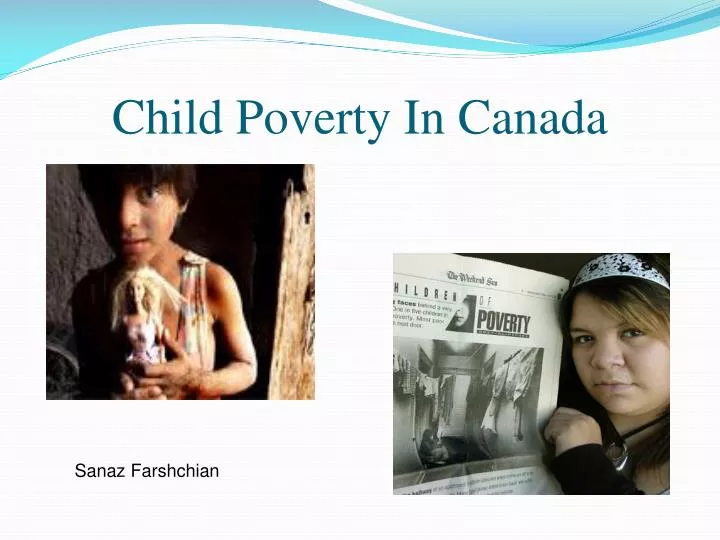child poverty in canada