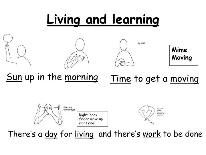 living and learning