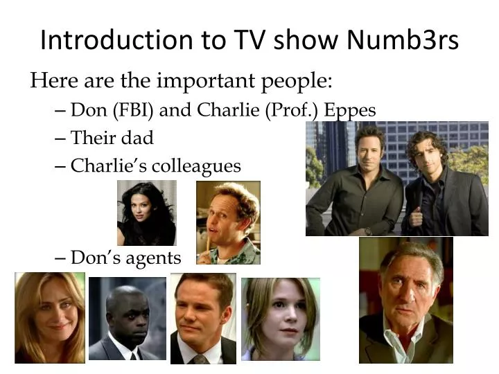 introduction to tv show numb3rs