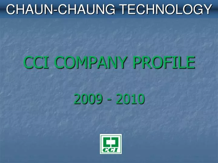 cci company profile