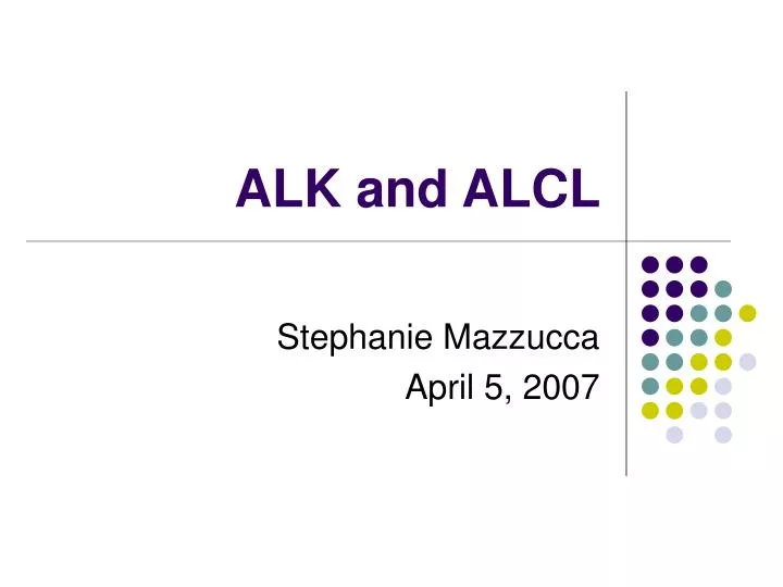 alk and alcl