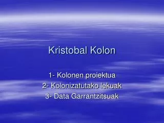 kristobal kolon