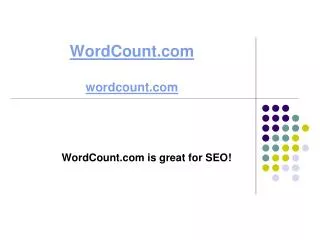 WordCount.com is great for SEO!