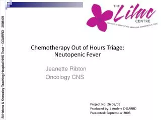 Jeanette Ribton Oncology CNS