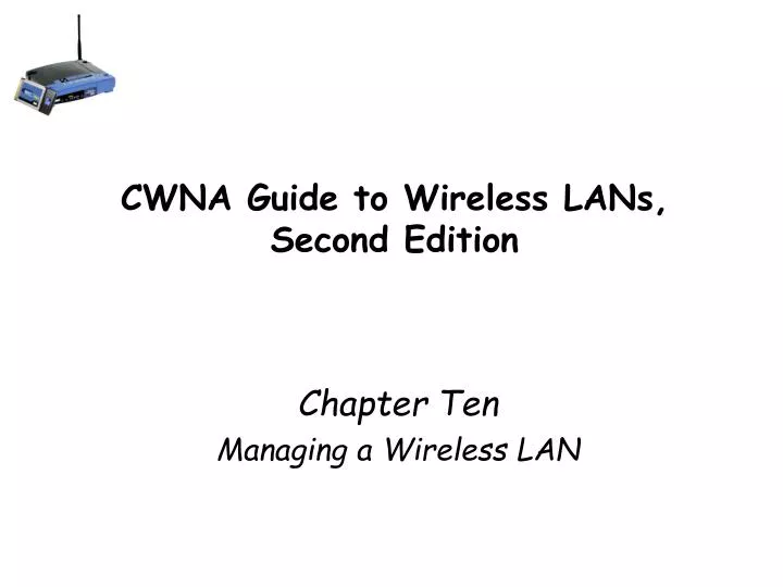cwna guide to wireless lans second edition