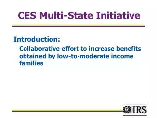 CES Multi-State Initiative