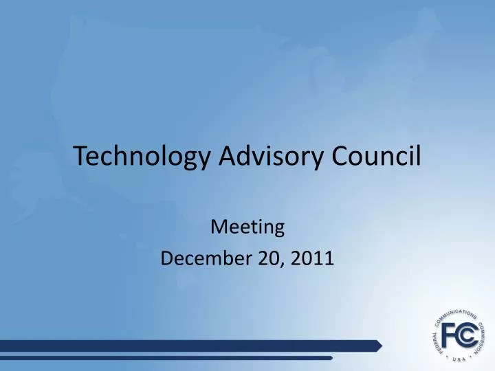 technology advisory council