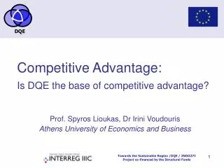 Competitive Advantage: Is DQE the base of competitive advantage?