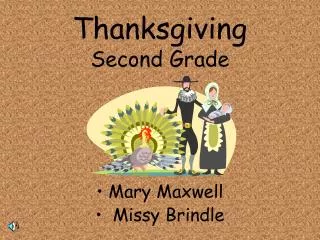 Thanksgiving Second Grade
