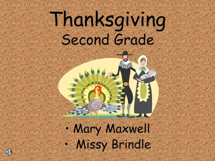 thanksgiving second grade