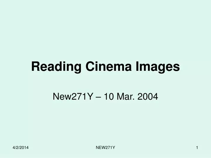 reading cinema images