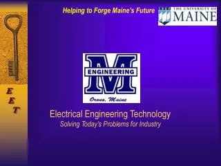 Electrical Engineering Technology Solving Today’s Problems for Industry