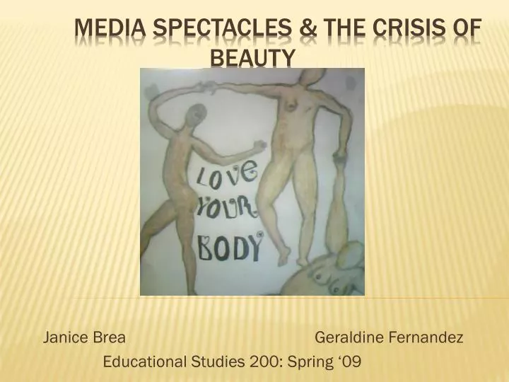 janice brea geraldine fernandez educational studies 200 spring 09