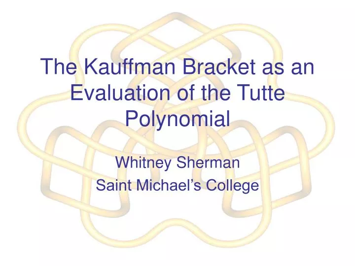 the kauffman bracket as an evaluation of the tutte polynomial
