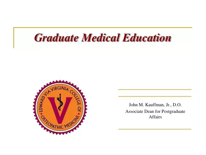 graduate medical education