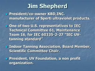 Jim Shepherd