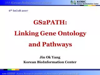 GS2PATH: Linking Gene Ontology and Pathways