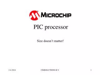 PIC processor