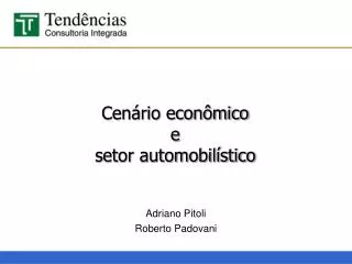 Cenário econômico e setor automobilístico