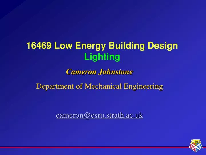 16469 low energy building design lighting