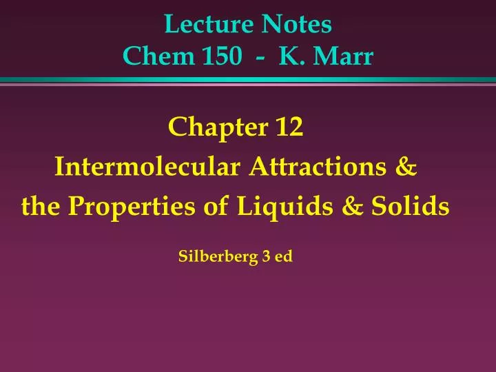lecture notes chem 150 k marr