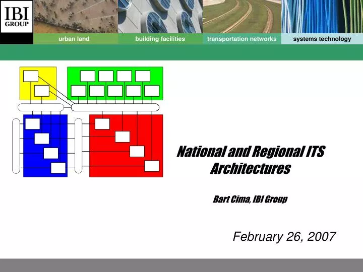 national and regional its architectures bart cima ibi group